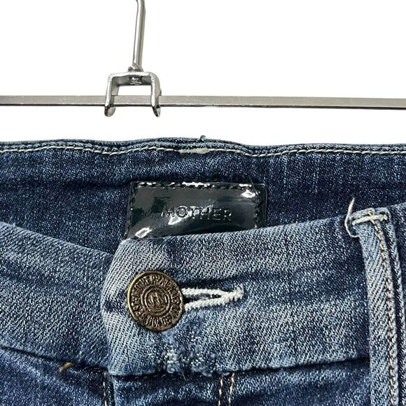 Mother The Looker Ankle Skinny Jeans In Alley Cat Distressed Women’s Size 27 - Picture 5 of 15